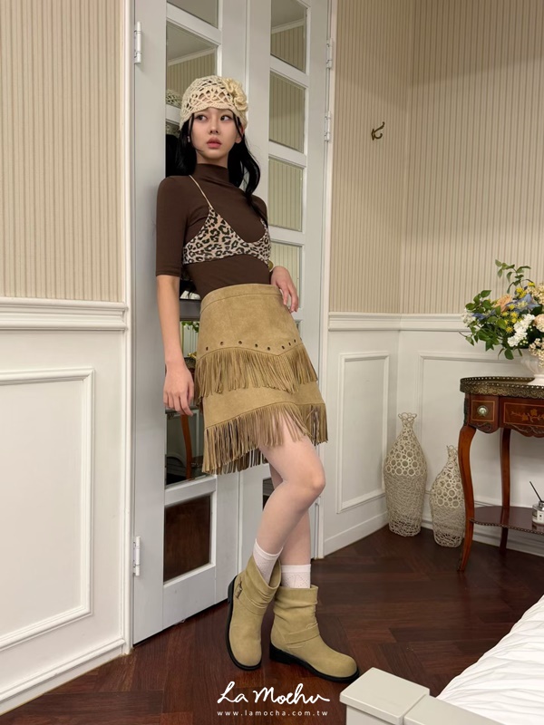 扣帶麂皮短筒靴(正常版)